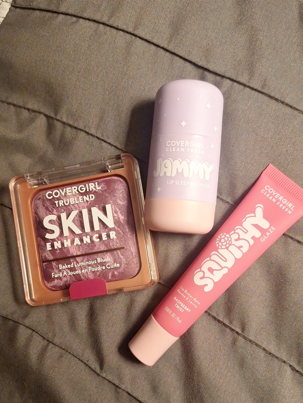 COVERGIRL Trublend Skin Baked Blush - Pink & Squishy Rasberry Twist Lip Glaze